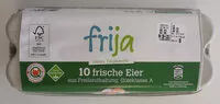 Mängden socker i frija 10 frische Eier aus Freilandhaltung, Güteklasse A