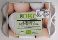 Mängden socker i GO ÖKO 6 frische deutsche Eier