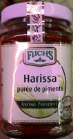 Mängden socker i Harissa purée de piments