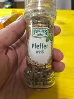 Mängden socker i Pfeffer Weiß mit Mühle