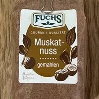 Mängden socker i Muskatnuss  gemahlen