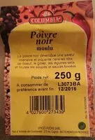 Mängden socker i Poivre Noir Moulu