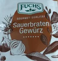 Mängden socker i Fuchs Sauerbraten Gewürzmischung