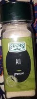 Mängden socker i Fuchs Ail Granulé