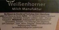 Mängden socker i Mousse au chocolat zwetschge zimt