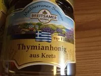 Mängden socker i Honig- Thymianhonig- Breitsamer