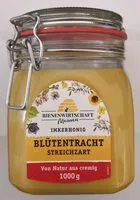 Mängden socker i Imkerhonig Blütentracht streichzart