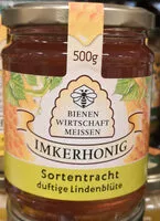 Mängden socker i Imkerhonig Sortentracht duftige Lindenblüte