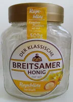 Mängden socker i Rapsblüte Blütenhonig