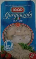 Mängden socker i Gorgonzola dolce