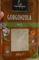Mängden socker i Gorgonzola mild