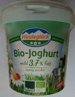 Mängden socker i Bio-Joghurt mild 3,7% Fett cremig gerührt