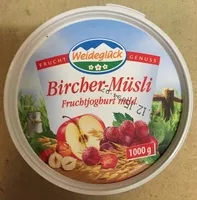 Mängden socker i Bircher musli