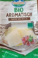 Mängden socker i Weideglück Bio Aromatisch Tilsiter 45% Fett i.Tr.