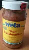 Mängden socker i Rindsbouillon 'Pur'