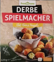 Mängden socker i Derbe Spielmacher Chili Cheese Nuggets