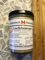 Mängden socker i Landleberwurst
