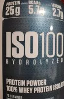 Mängden socker i Iso100 hidrolyzed