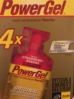 Mängden socker i power gel strawberry banana