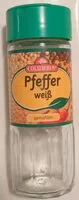 Mängden socker i Pfeffer weiß gemahlen