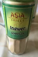 Mängden socker i Ingwer gemahlen