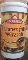 Mängden socker i Pommes frites Würzsalz