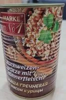 Mängden socker i Buchweizengrütze mit Hühnerfleisch