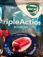 Mängden socker i Triple action bonbons