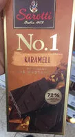Mängden socker i Bitterschokolade karamell