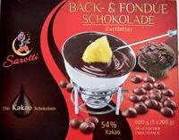 Mängden socker i Back- & Fondue Schokolade Zartbitter