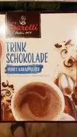Mängden socker i Sarotti Trinkschokolade