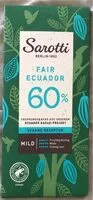 Mängden socker i Fair Ecuador 60%