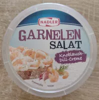Mängden socker i Garnelen Salat Knoblauch Dill-Creme