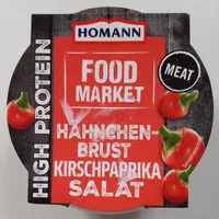 Mängden socker i Hänchenbrust Kirschpaprika Salat