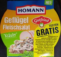 Mängden socker i Geflügel-Fleischsalat - Kräuter