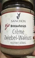 Mängden socker i Sanchon Crème Zwiebel-walnuss, 190 GR Glas