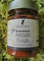 Mängden socker i Brotaufstrich Antipasti Tomate