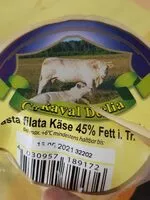 Mängden socker i Pasta filata käse