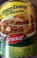 Mängden socker i Linsen Eintopf mit Würstchen