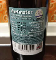 Mängden socker i Martinator, Heller Doppelbock