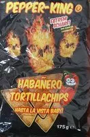 Mängden socker i Habanero Tortillachips