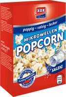 Mängden socker i Mikrowellen Popcorn Salzig