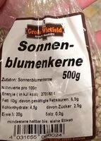 Mängden socker i Sonnenblumenkerne