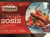Mängden socker i Saucisse de poulet