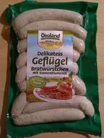 Mängden socker i Geflügelbratwürstchen
