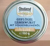 Mängden socker i Geflügelleberwurst mit Sonnenblumenöl