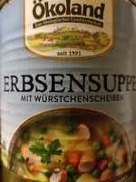 Mängden socker i Erbsensuppe mit Würstchenscheiben