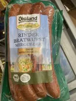 Mängden socker i Rinderbratwurst Merguez Art