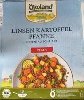 Mängden socker i Linsen Kartoffel Pfanne orientalische Art