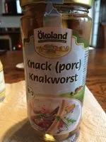 Mängden socker i Knakworst Okoland